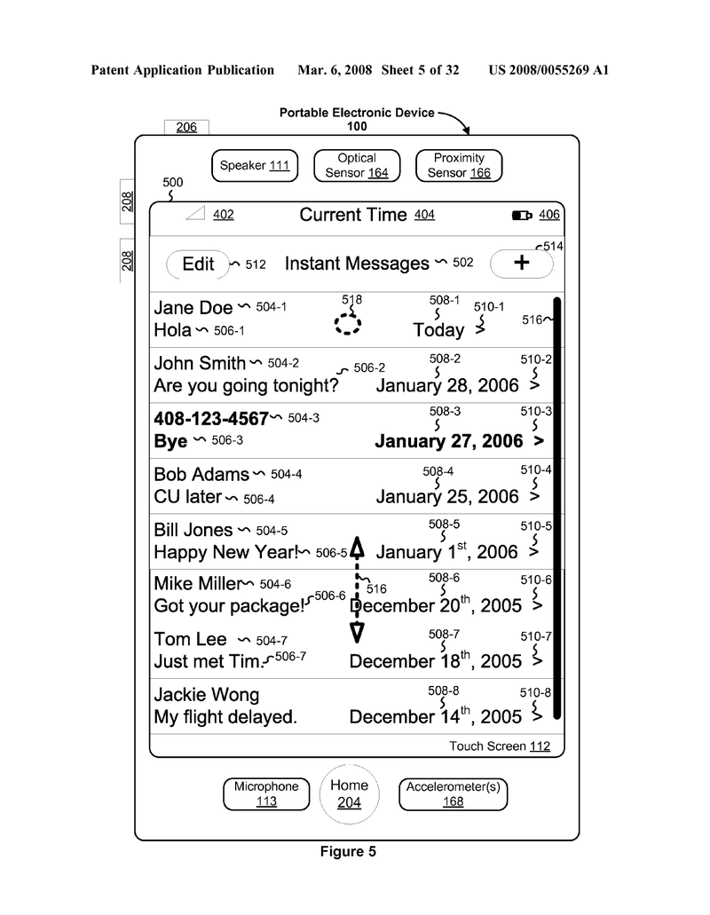 Illustration for article titled iPhone Instant Message Patent Points to Upcoming MMS, Background IMs, GPS Module